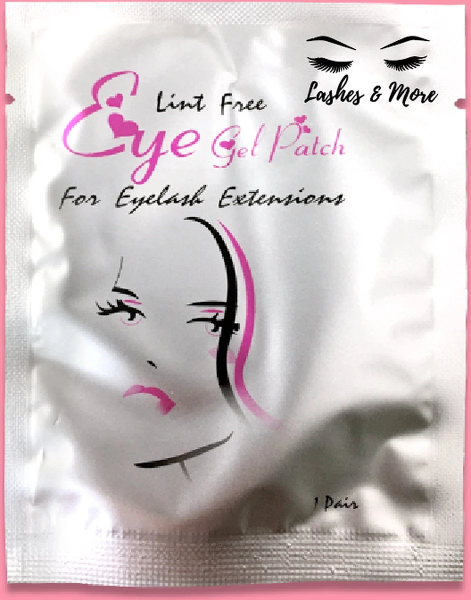 Merkloos EyePads - 100 Stuks - Oogkussens - Wimperextensions - Make Up - Gel Pads - Wimper Sticker - Lashes - Groot - 50 Paar 1 Merkloos EyePads - 100 Stuks - Oogkussens - Wimperextensions - Make Up - Gel Pads - Wimper Sticker - Lashes - Groot - 50 Paar