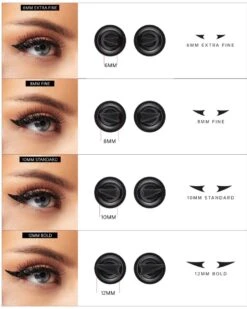 MARBL. Cosmetics - Easy Wing - Eyeliner Stempel - 6MM - 15 MARBL. Cosmetics - Easy Wing - Eyeliner Stempel - 6MM - -Oogmake Up Winkel 959x1200 15